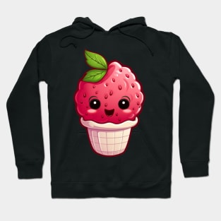 raspberry ice cream Hoodie